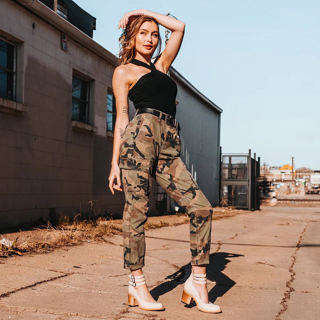 Scarpe con tacco a blocco con cinturino Rina