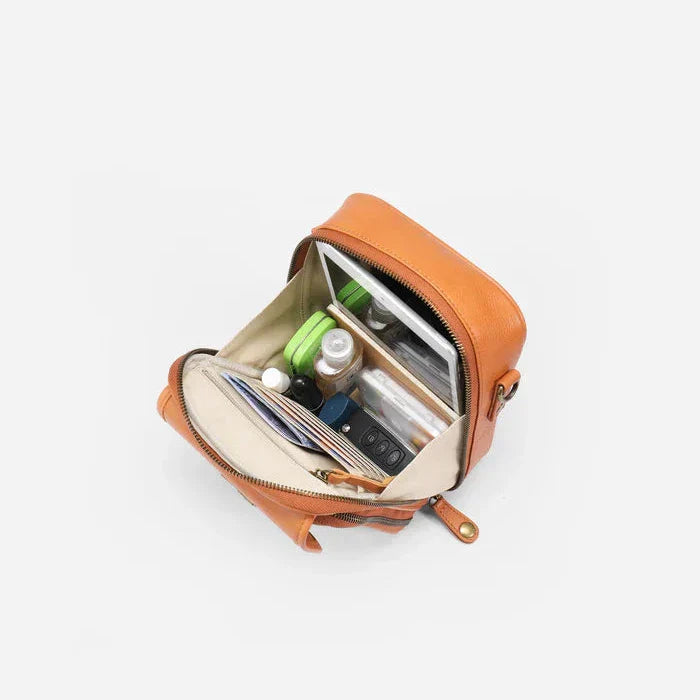 Urvashi crossbody leather bag