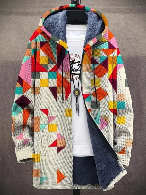 Cardigan con stampa artistica di lusso Frida