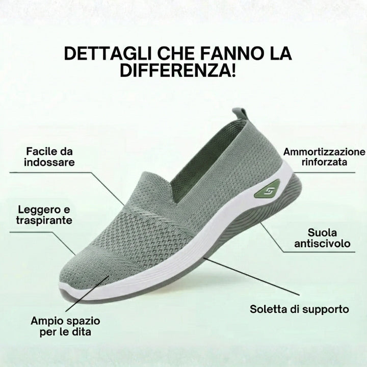 Aurora | Sneakers Ortopediche con Supporto Ergonomico