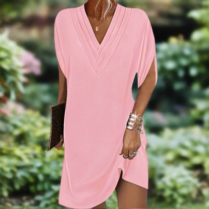 Elena | Abito Drappeggiato dalla Linea Femminile