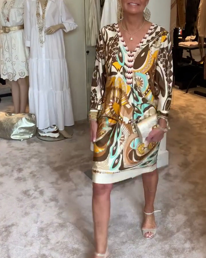 Abito Mariane con stampa vintage