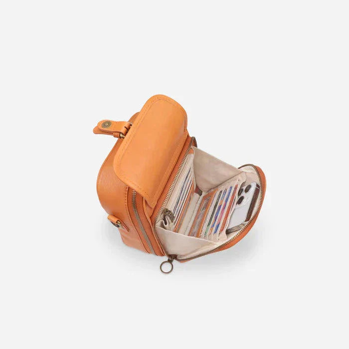 Urvashi crossbody leather bag