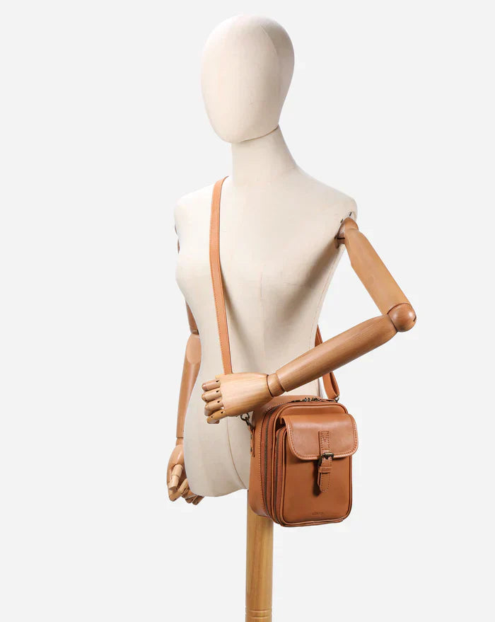 Urvashi crossbody leather bag