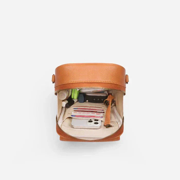 Urvashi crossbody leather bag