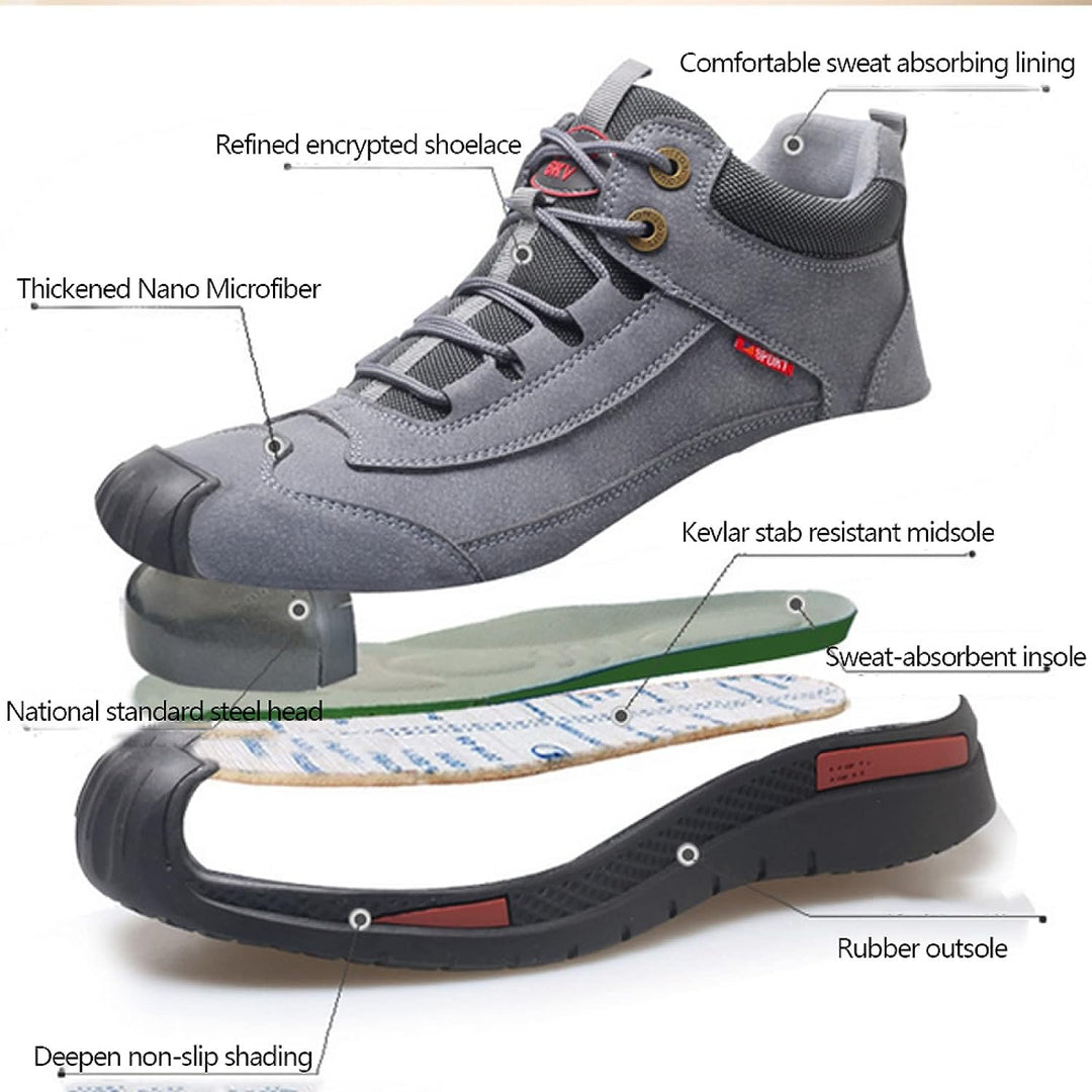 SafetyStride Waterproof Safety Shoes