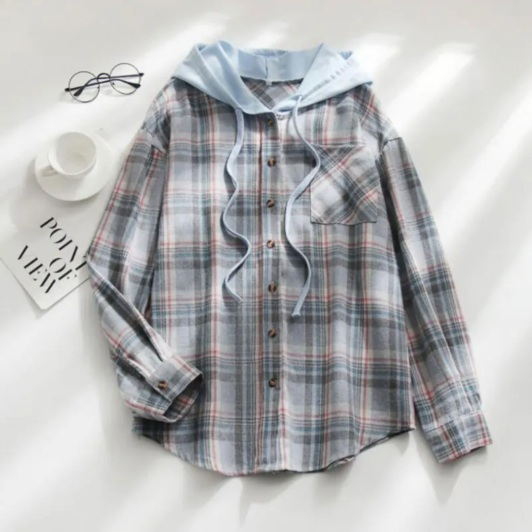 Cardigan da donna a quadri Ceryst