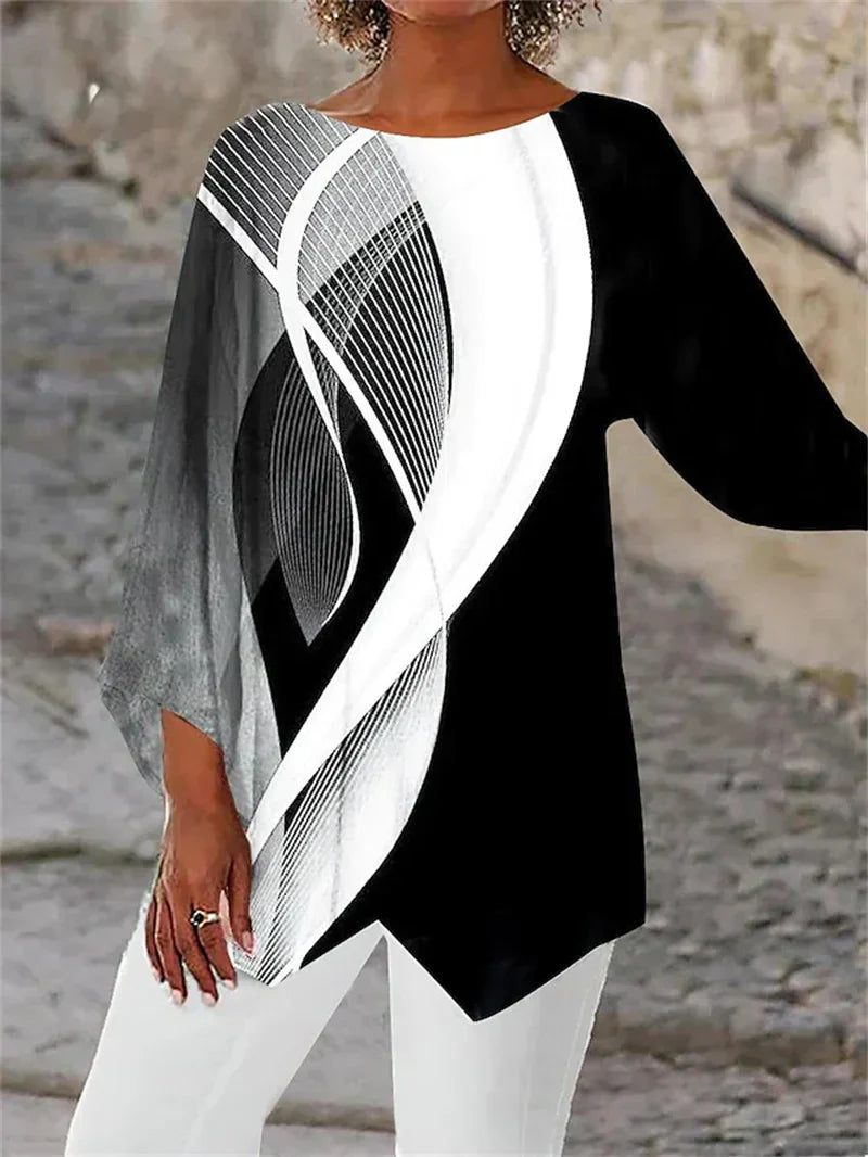 Soraya - Camicia stampata a maniche lunghe