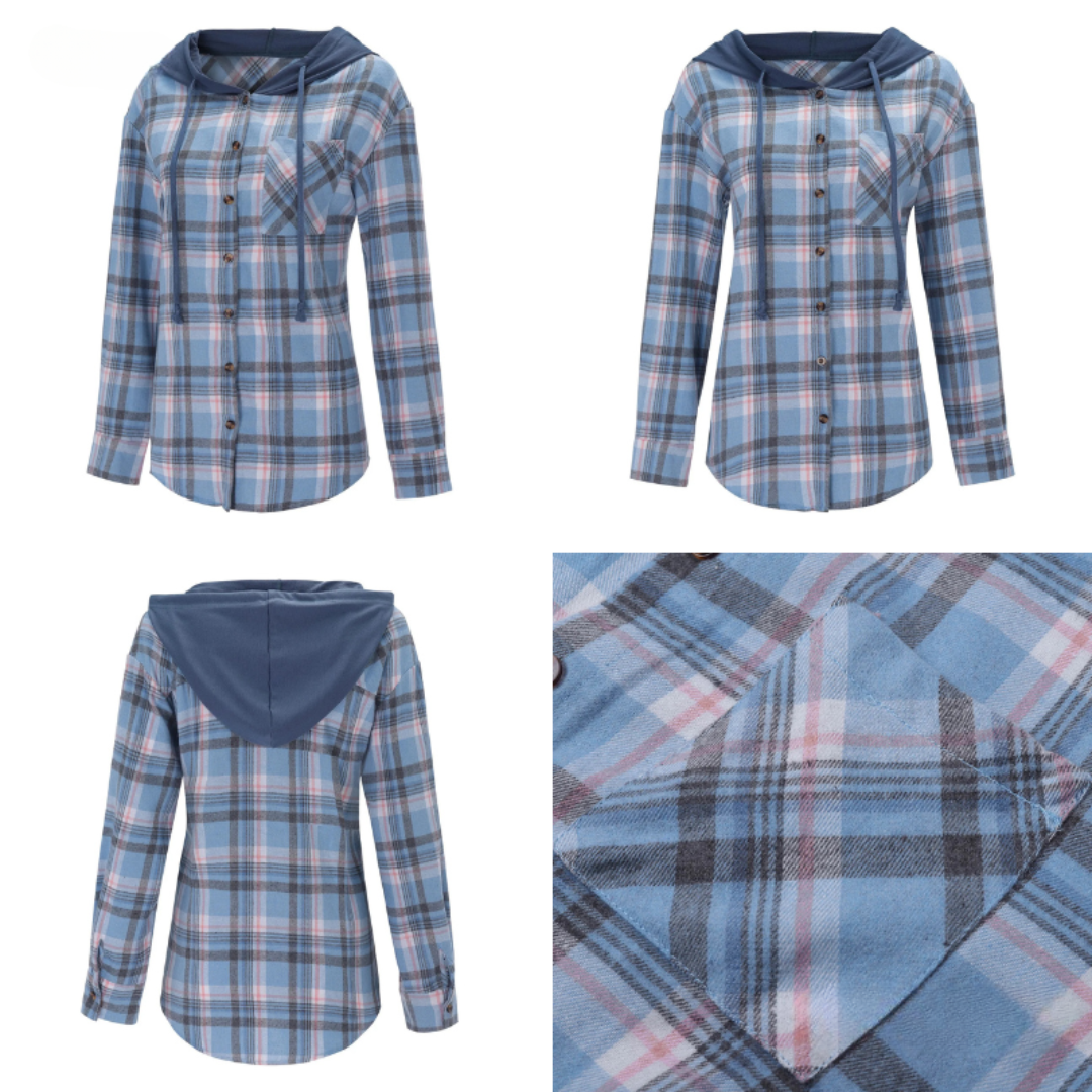 Cardigan da donna a quadri Ceryst