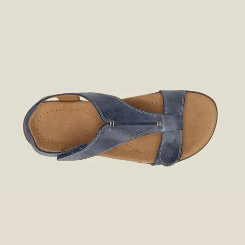 Rinah Orthopedic Leather Comfort Sandals