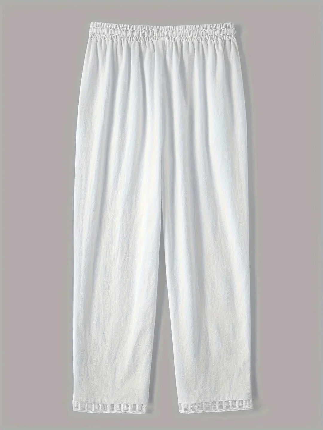 Pantaloni cropped Tracey con finiture a contrasto