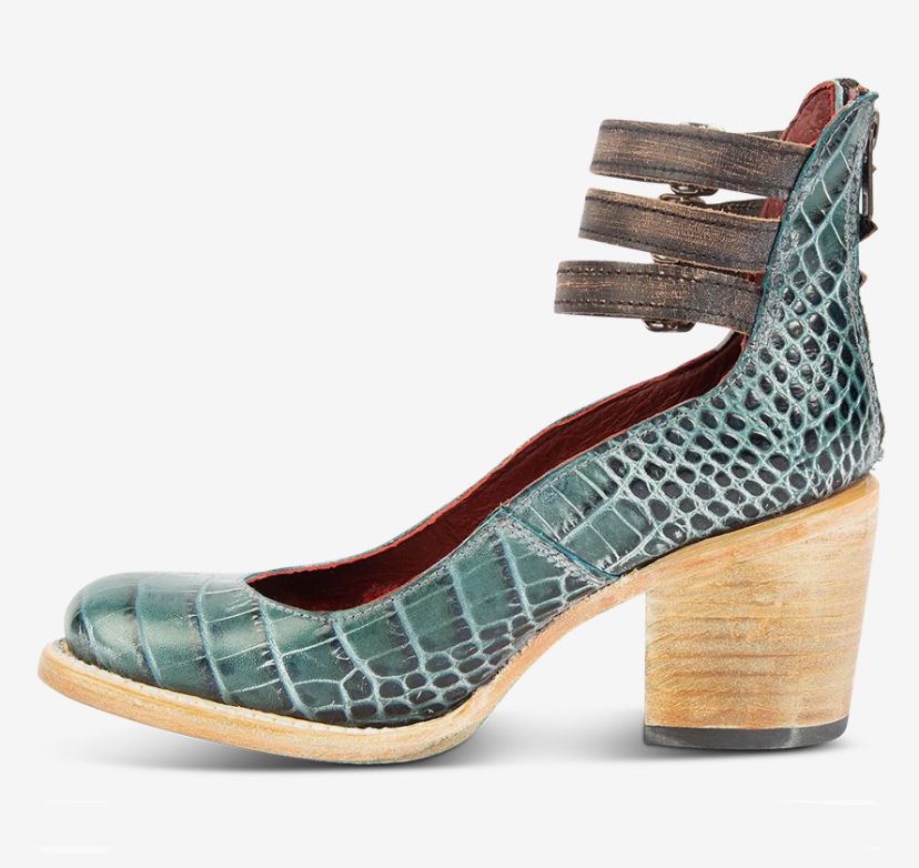 Scarpe con tacco a blocco con cinturino Rina