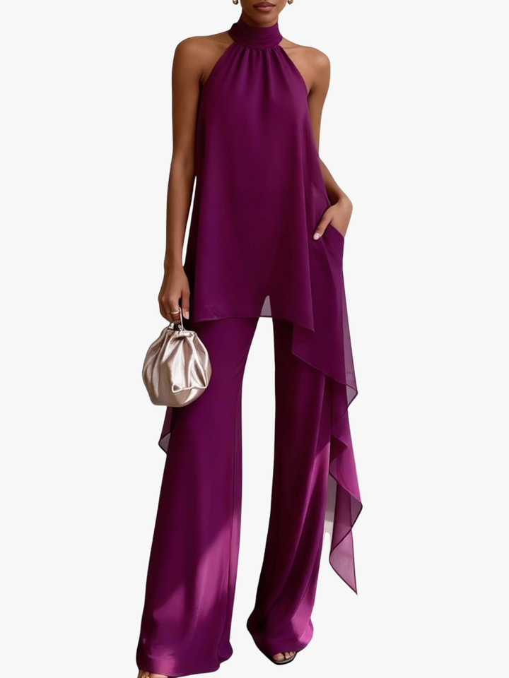Lara | Completo halter elegante