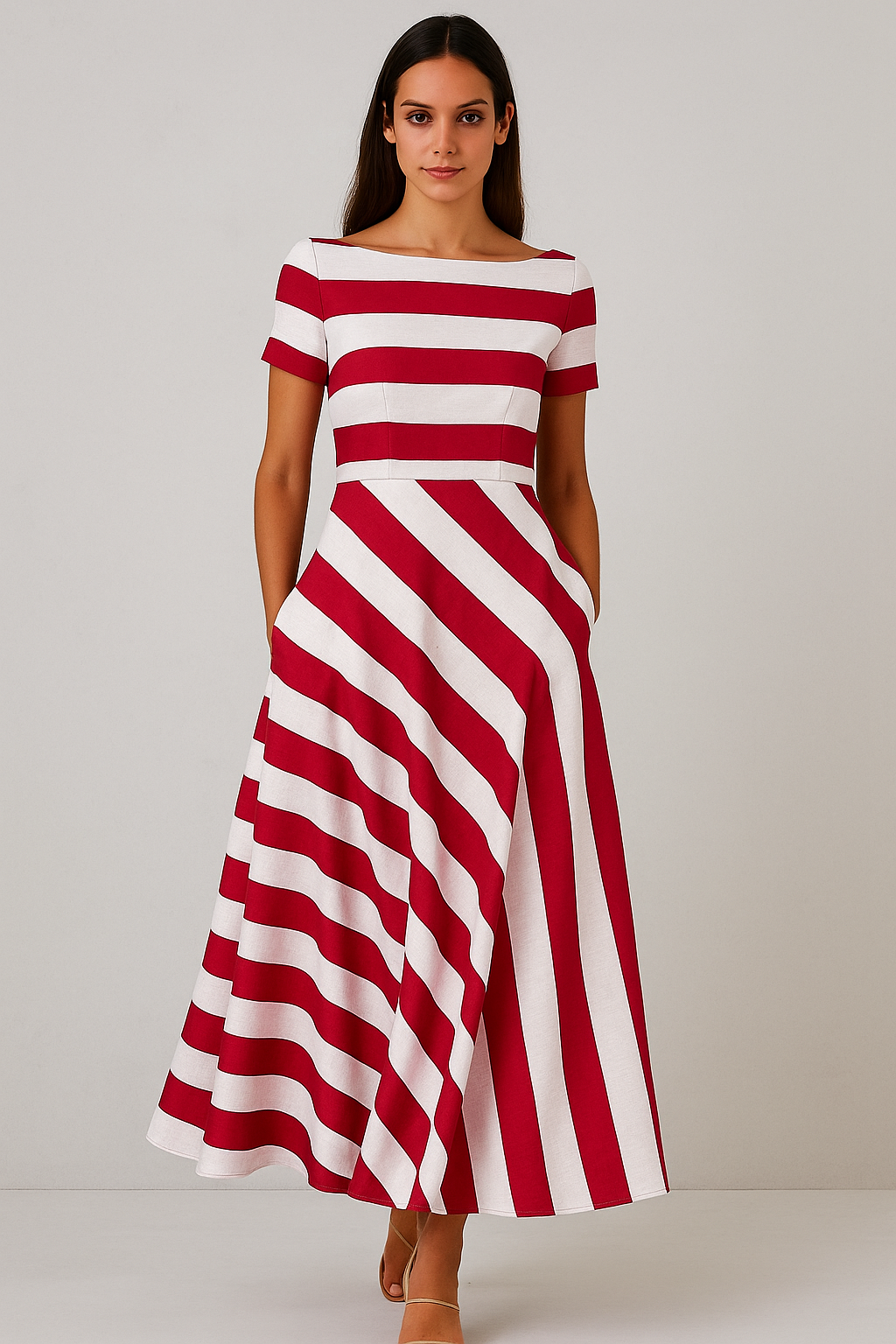 Abito a righe Nuvira