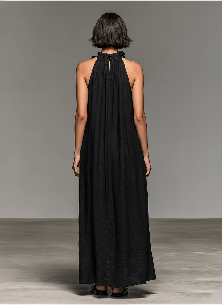 Lua Abito Maxi con Tasche - dettaglio