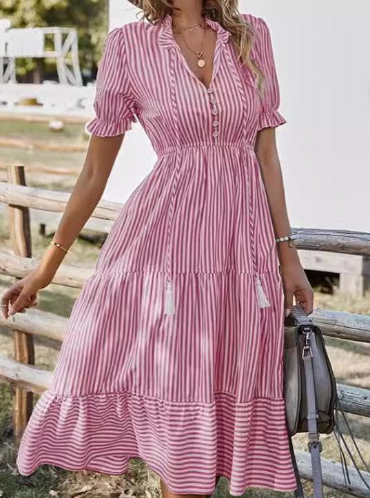 Abito Natalia Classy con scollo a V