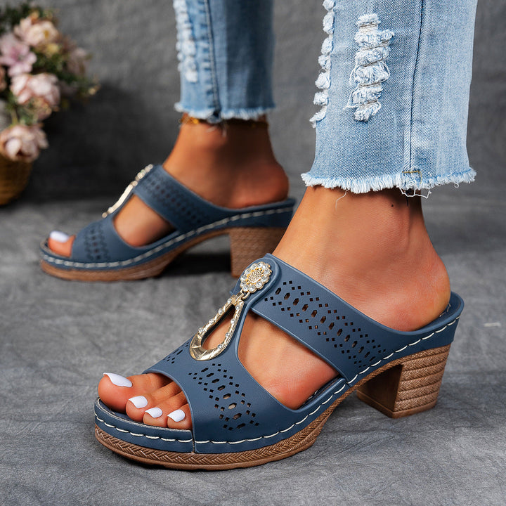Isabella | Sandali Confortevoli Ortopedici con Tacco Alto