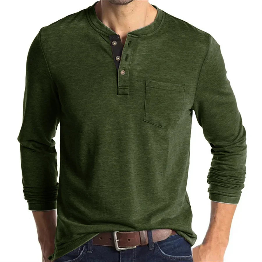 Camicia Logan Classic Henley
