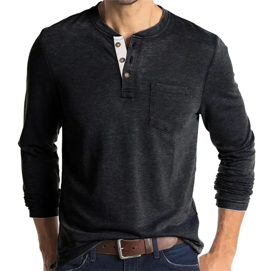 Camicia Logan Classic Henley