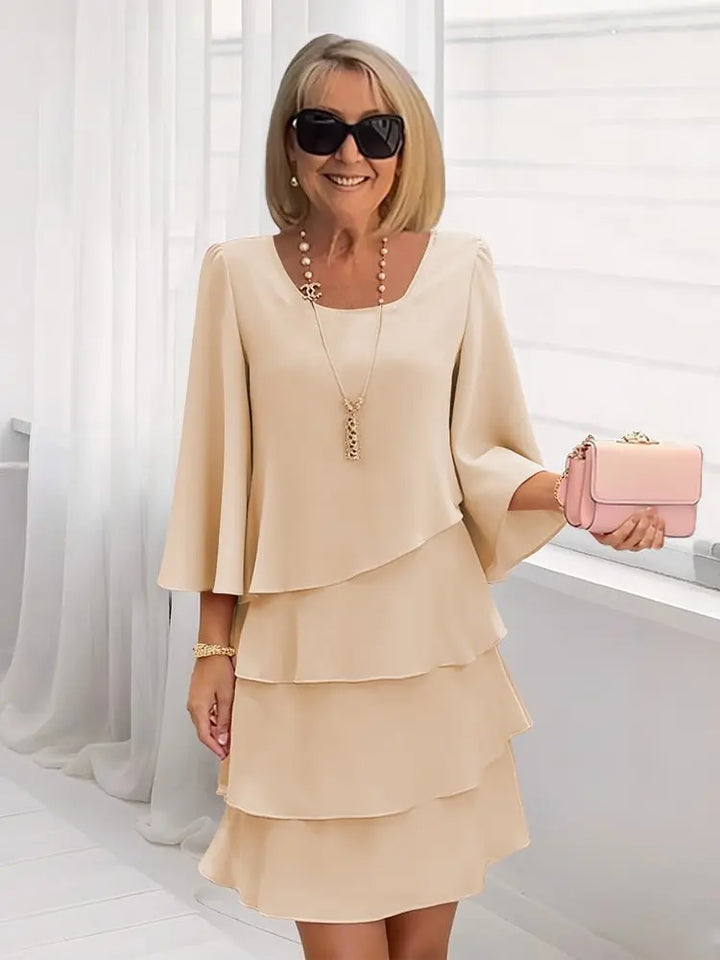 Valentina | Abito fluido elegante con volant