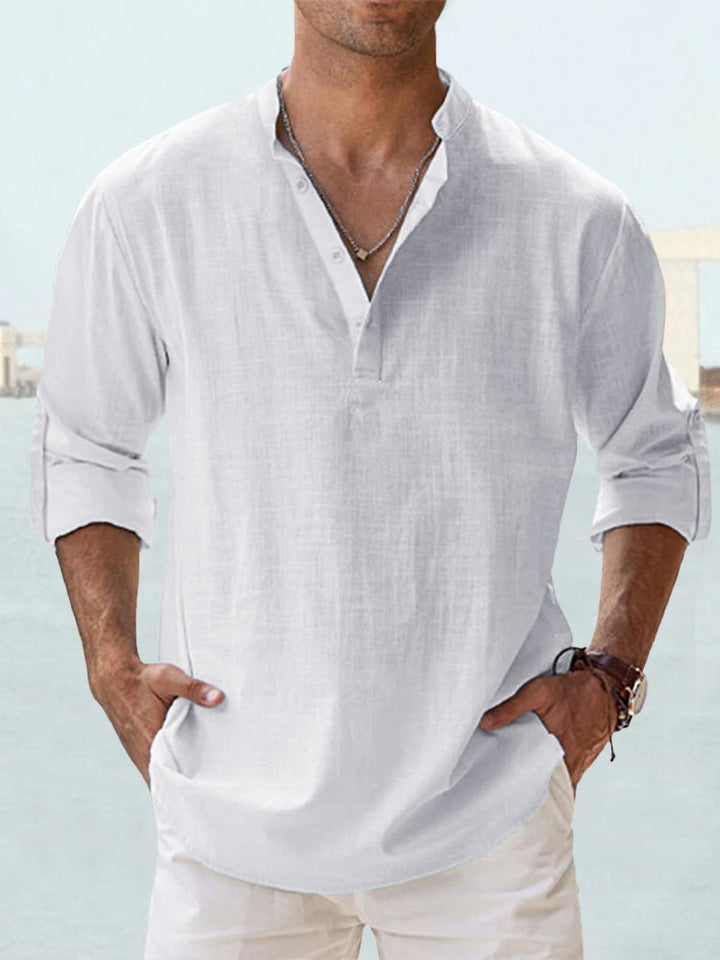 Givalli - Camicia over in lino casual