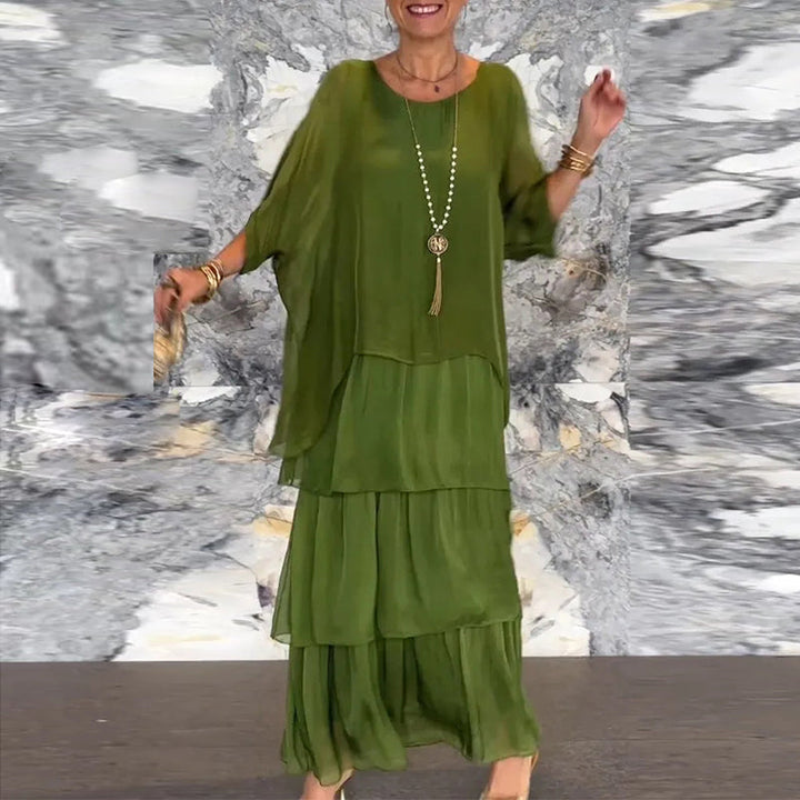 Alessandra - Vestito in chiffon a strati