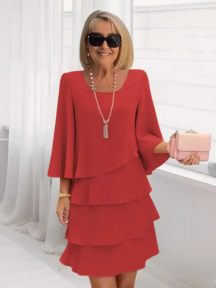 Valentina | Abito fluido elegante con volant