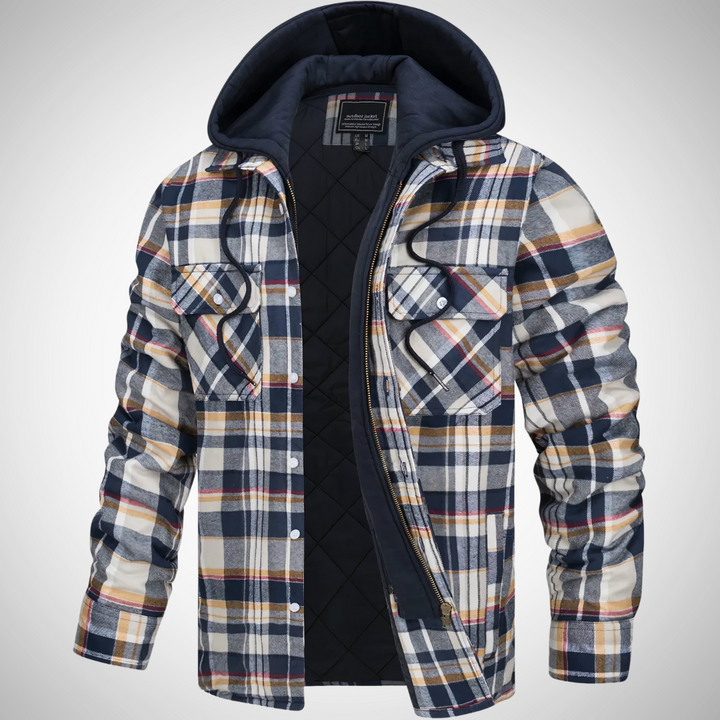 Giacca con cappuccio Rogue Plaid