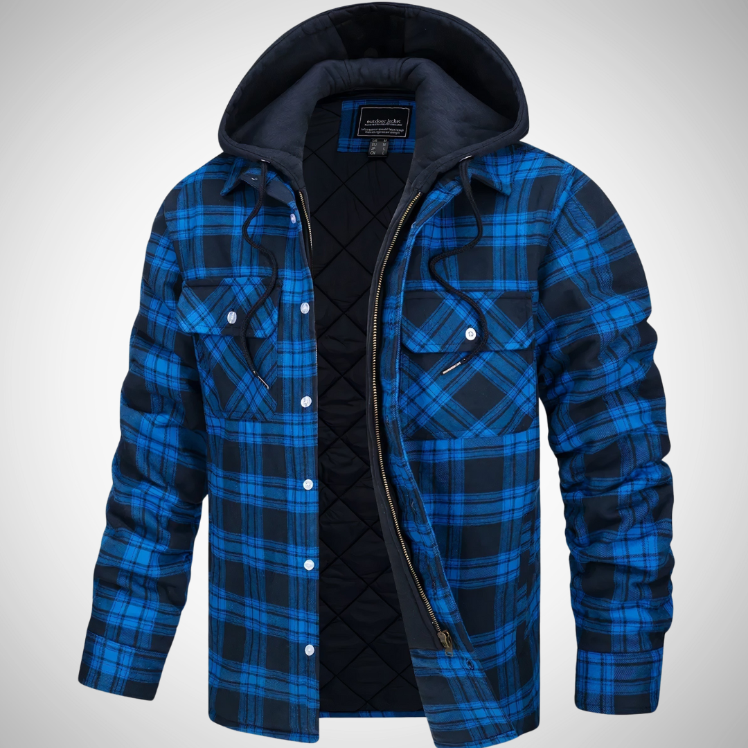 Giacca con cappuccio Rogue Plaid
