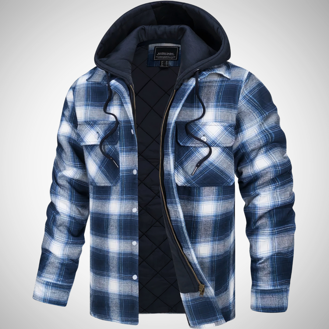 Giacca con cappuccio Rogue Plaid