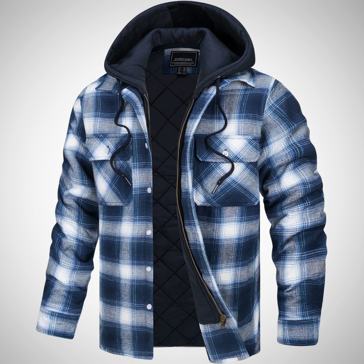 Giacca con cappuccio Rogue Plaid