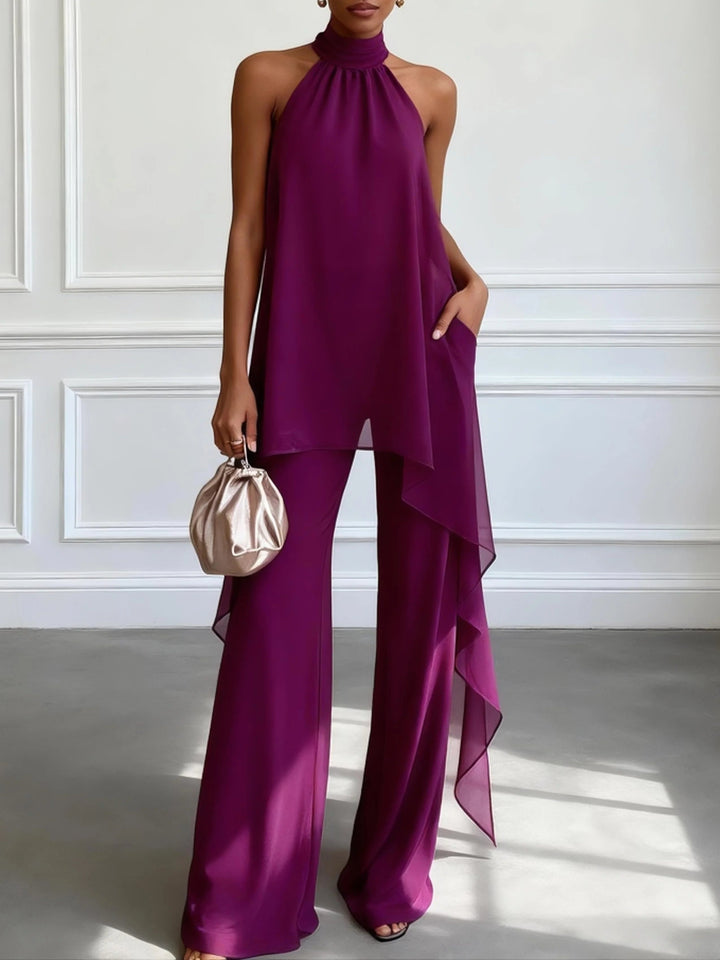 Lara | Completo halter elegante