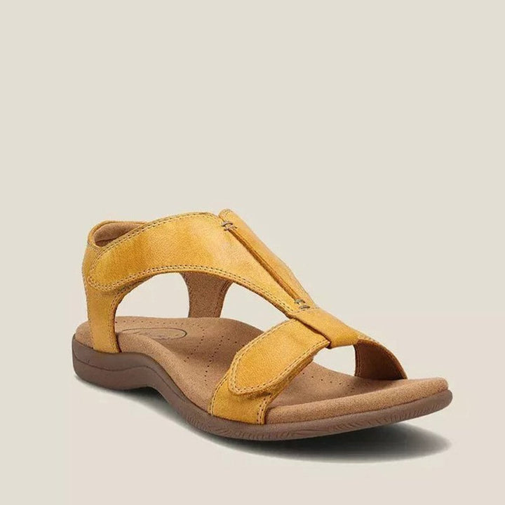 Rinah Orthopedic Leather Comfort Sandals