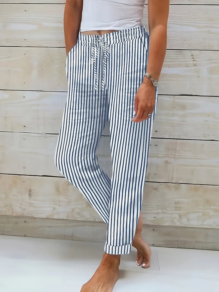 Pantaloni Olivia elasticizzati in vita