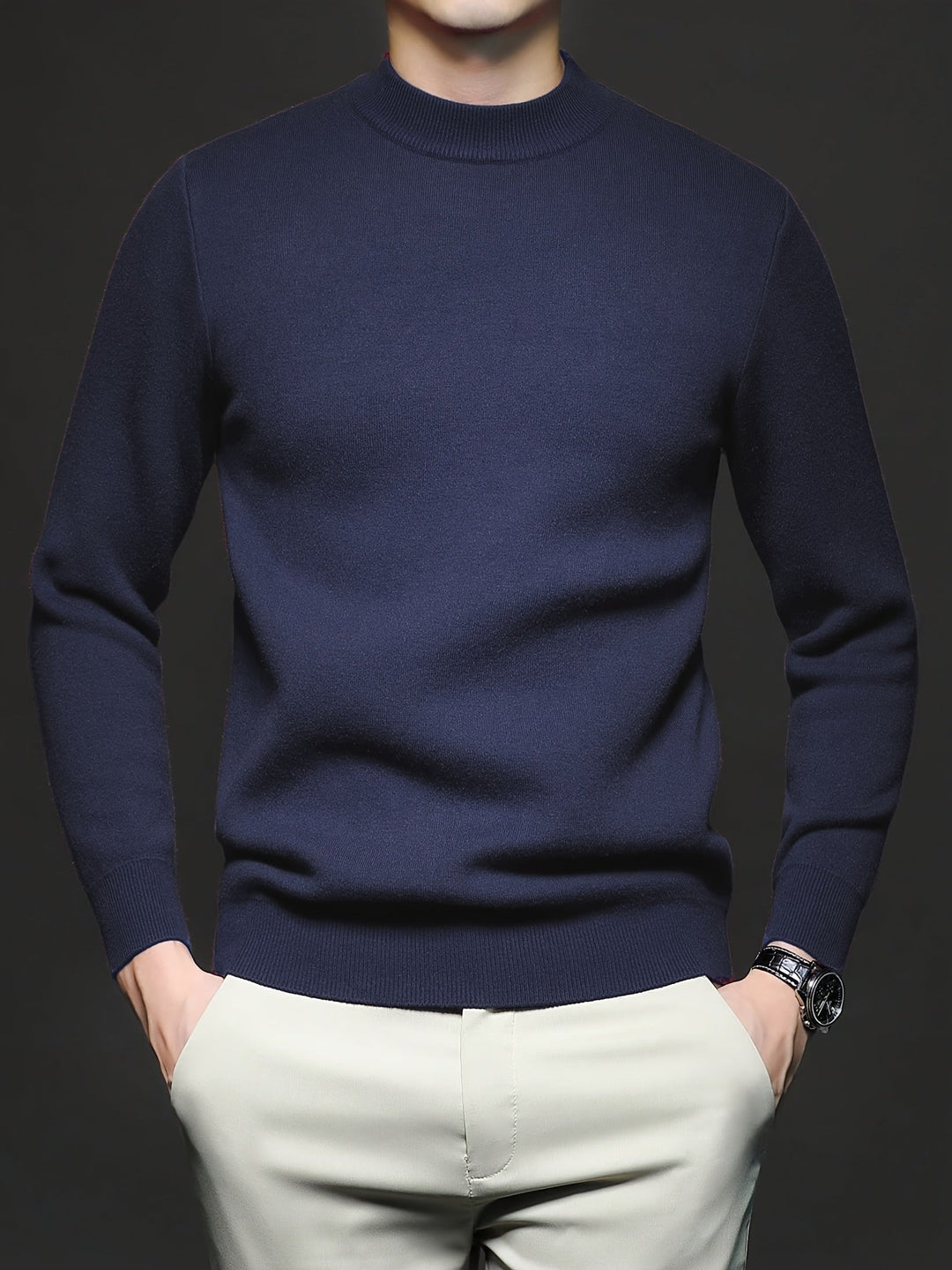Renzo Maglione a Collo Alto Blu acceso