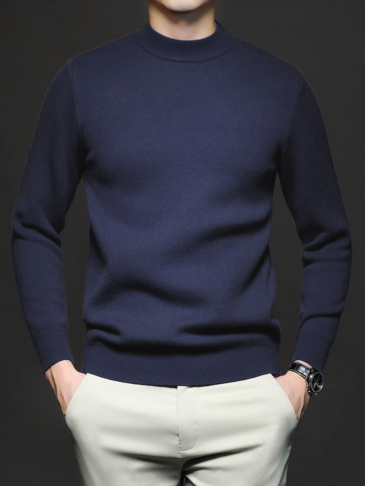 Renzo Maglione a Collo Alto Blu acceso
