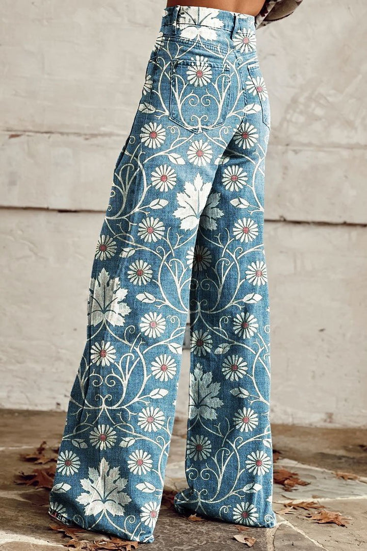Lily | Pantaloni boho in tessuto premium per un look elegante