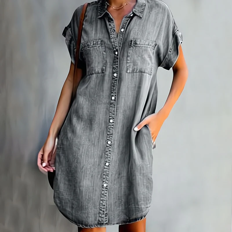 Abito in denim classico Zoe