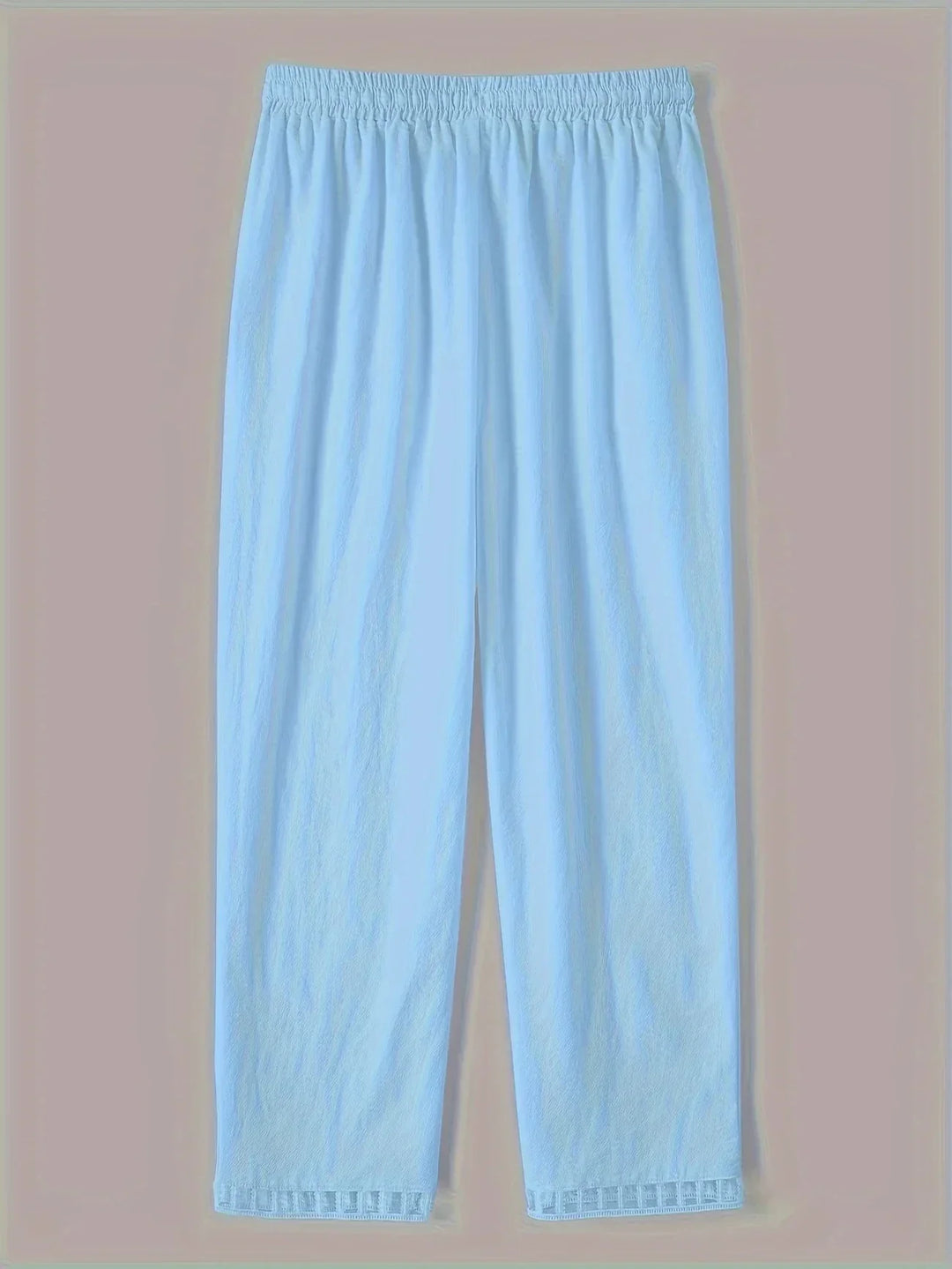 Pantaloni cropped Tracey con finiture a contrasto