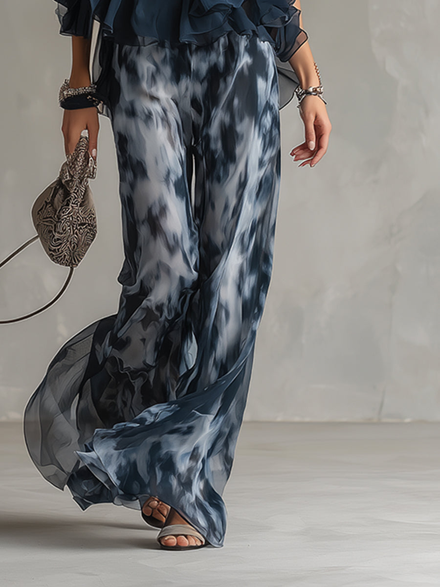 Elisa | Completo elegante e leggero con top fluido e pantaloni larghi