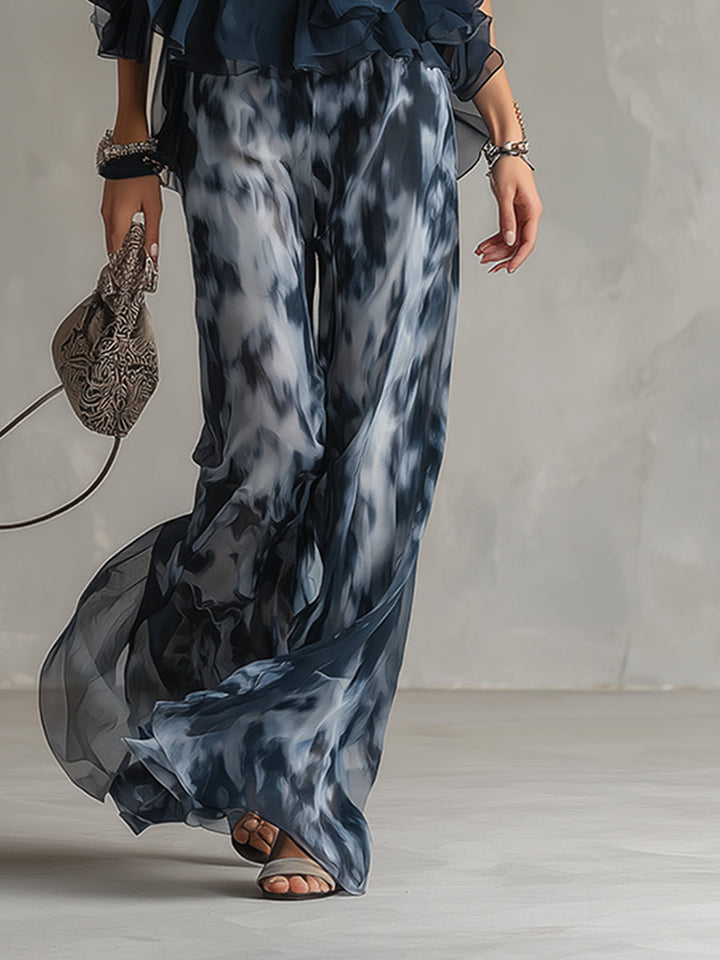Elisa | Completo elegante e leggero con top fluido e pantaloni larghi