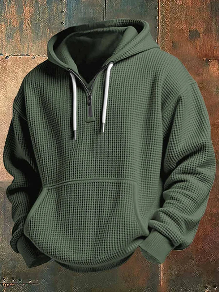 Aldo Felpa con Cappuccio Verde militare