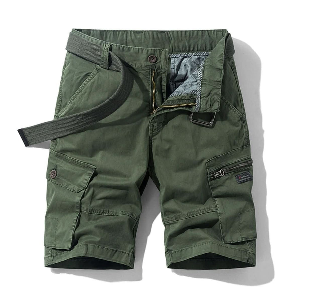 Pantaloncini cargo Verde
