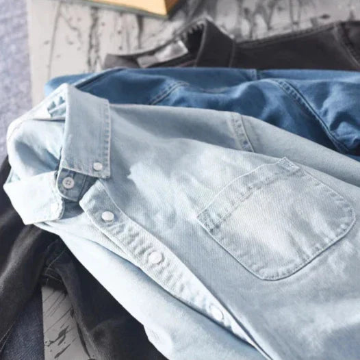Uomo Premium Denim Button Up