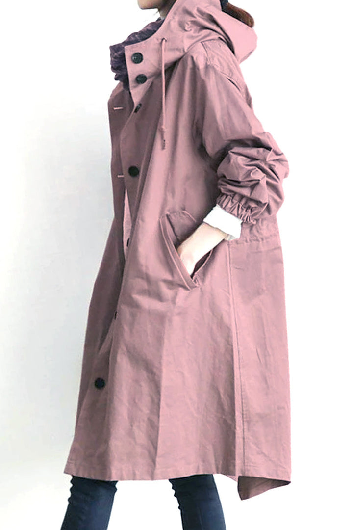 Giacca Leanne con cappuccio oversize resistente all'acqua