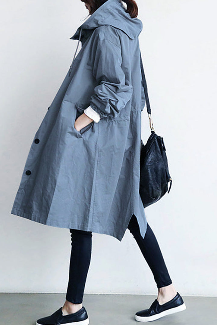 Giacca Leanne con cappuccio oversize resistente all'acqua