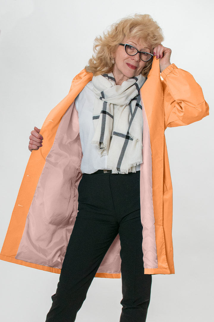 Giacca Leanne con cappuccio oversize resistente all'acqua
