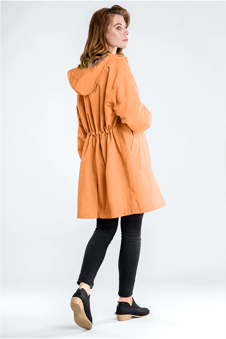 Giacca Leanne con cappuccio oversize resistente all'acqua