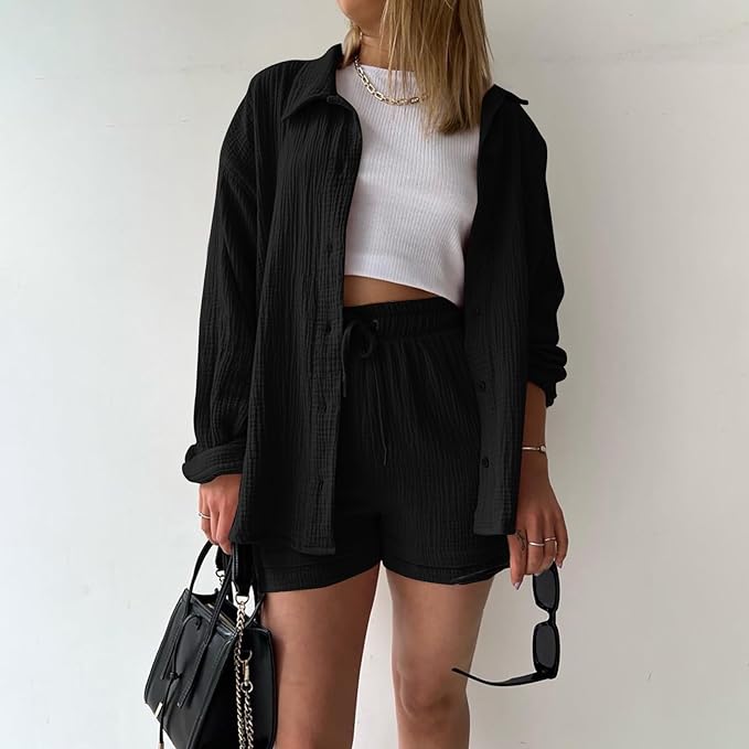 Set donna Caroline 2 pezzi in cotone